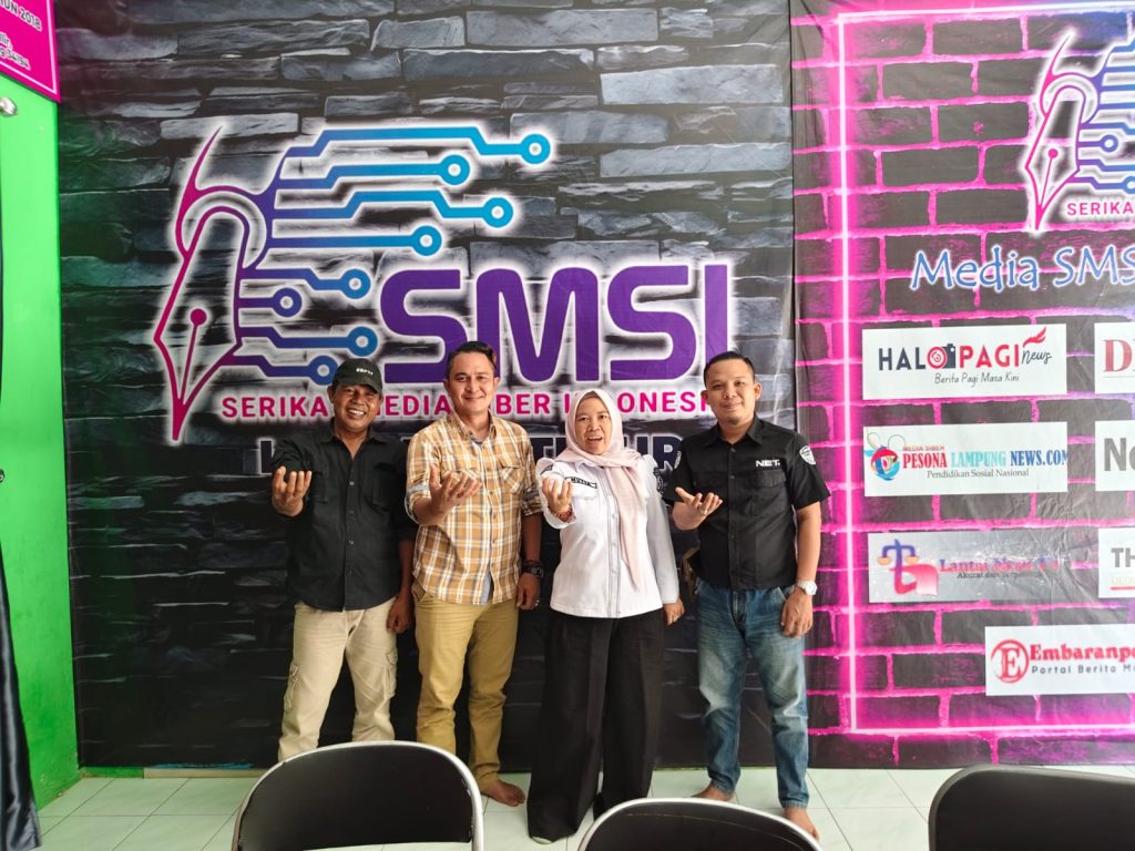 Jalin Kerjasama, Dinas Perindag Lamtim Support SMSI