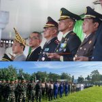 POLRES PESISIR BARAT IKUT SERTA DALAM UPACARA HUT KE-13 KABUPATEN PESISIR BARAT