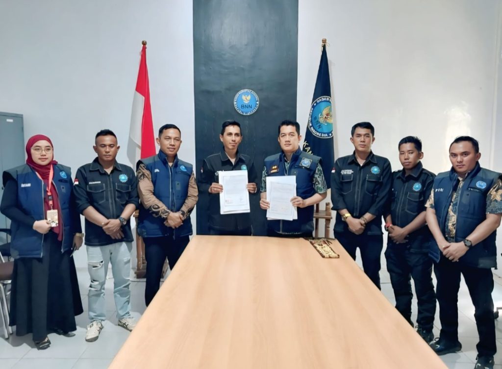 Wujudkan Asta Cita Presiden, DPC Y.GANN Way Kanan Lakukan MOU dengan BNNK