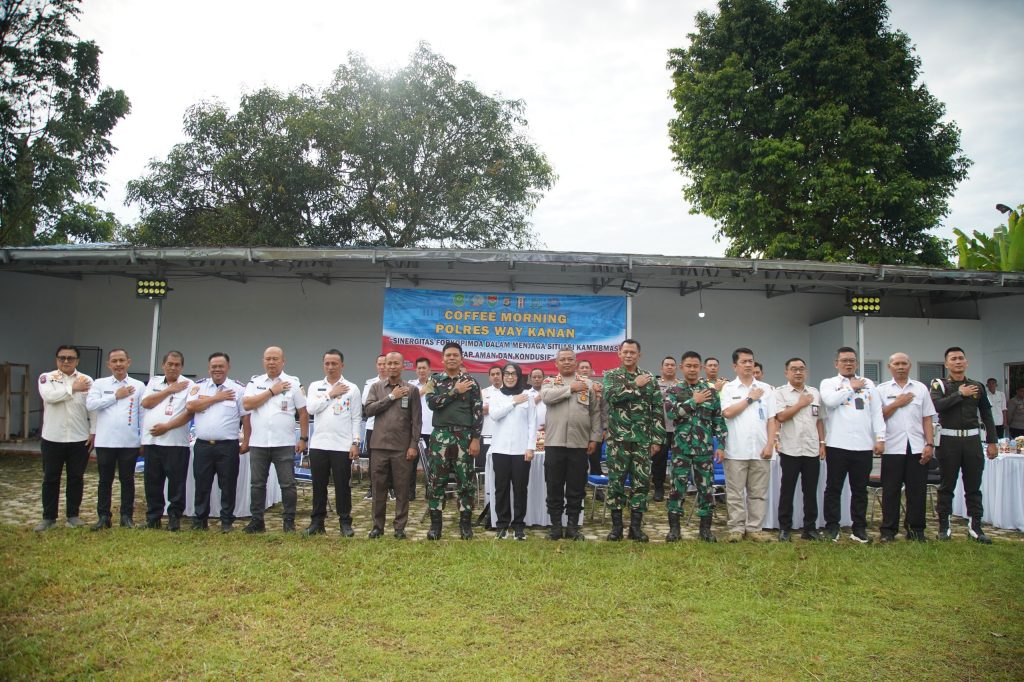 Bupati Way Kanan Hadiri Coffee Morning Bersama Forkopimda, Perkuat Sinergi Jaga Kondusivitas Daerah