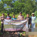 Cegah Kebakaran Lahan, Polsek Pakuan Ratu Gelar Sosialisasi 110 di Kampung Serupa Indah