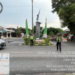 WUJUDKAN KAMSELTIBCARLANTAS, SATLANTAS POLRES PESISIR BARAT GELAR PAM RAWAN SIANG