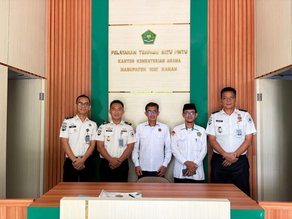 Perkuat Sinergi, Lapas Way Kanan Kunjungi Kemenag