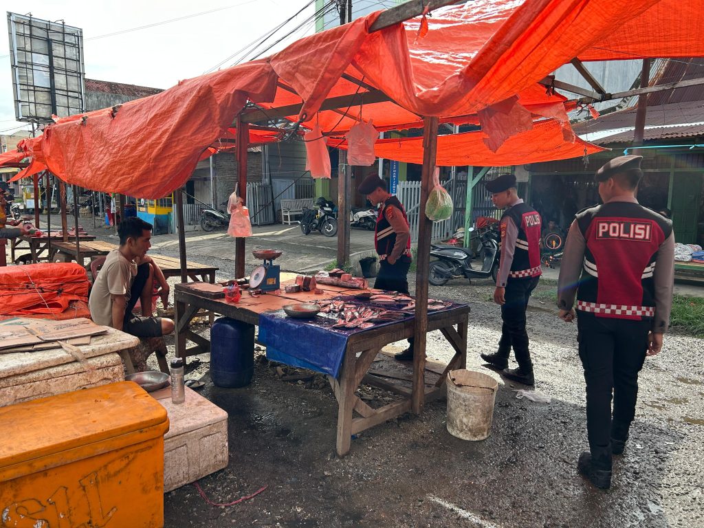 SAT SAMAPTA POLRES PESISIR BARAT GELAR PATROLI OBJEK VITAL DI WILAYAH PESISIR TENGAH