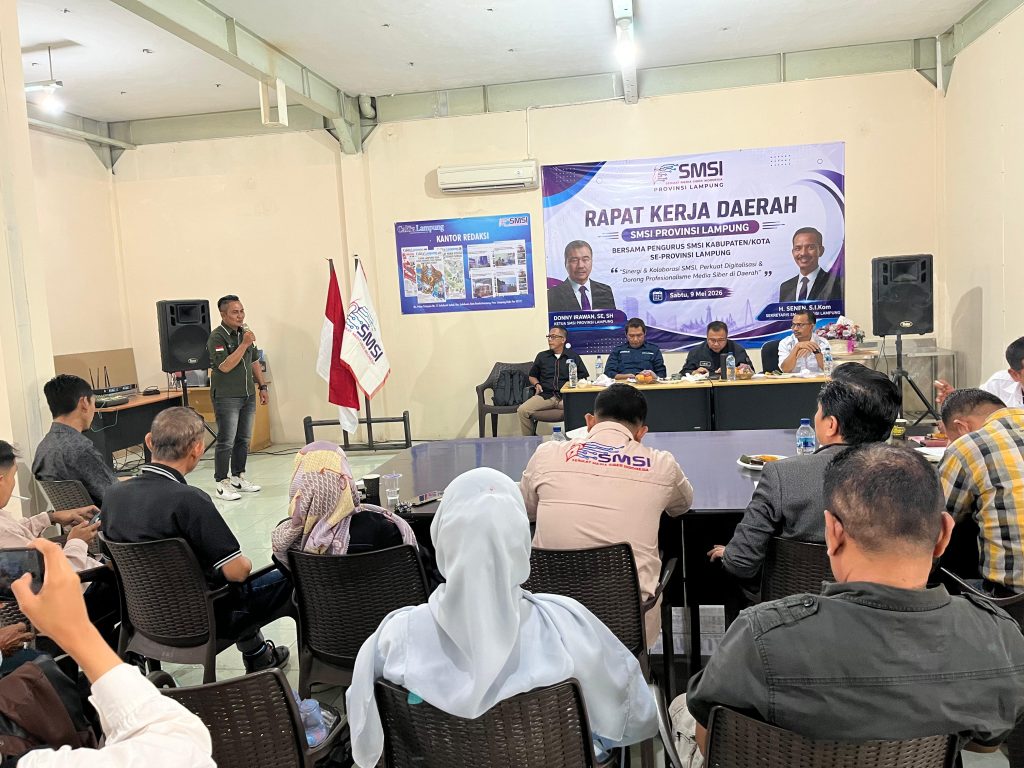 Rakerda SMSI se-Lampung, Para Owner Media Online Saling Support