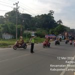 UNTUK BANTU KELANCARAN AKTIVITAS, UNIT LANTAS POLSEK PESISIR TENGAH LAKUKAN PAM RAWAN PAGI
