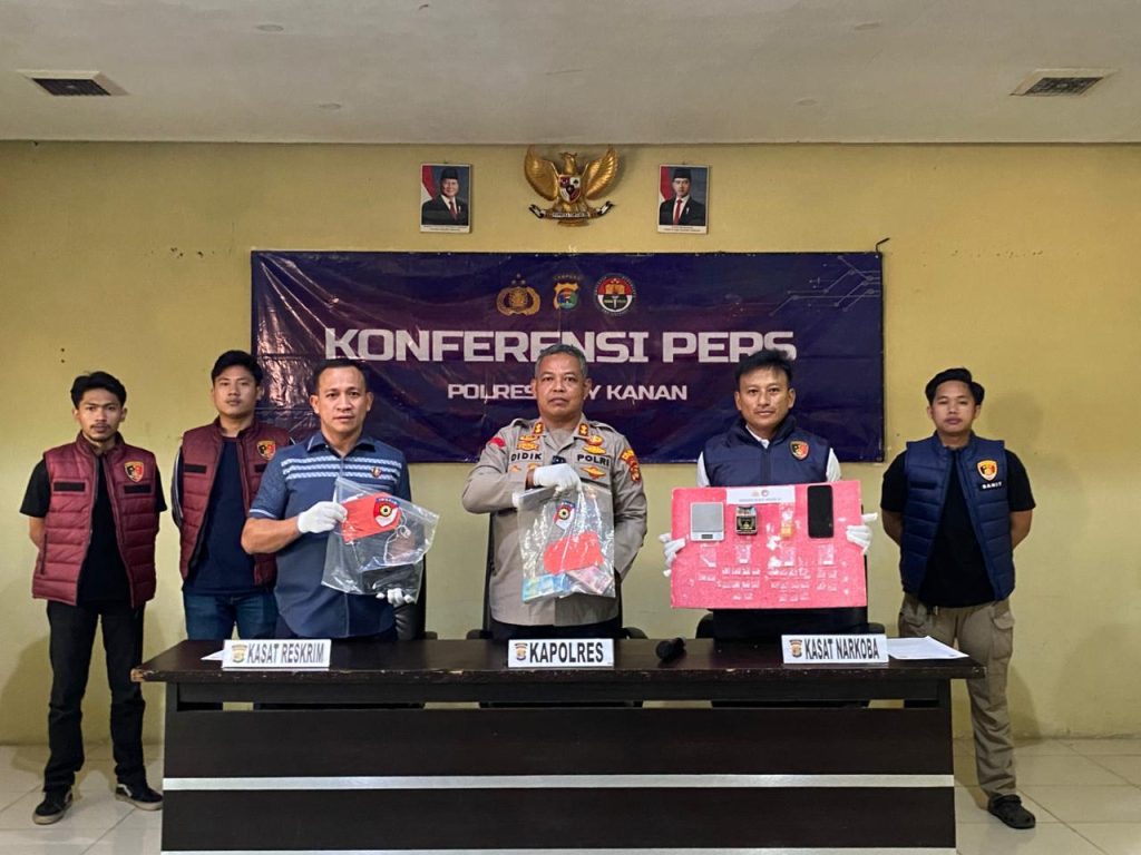 Dalam Sehari, Polres Way Kanan Bekuk Pelaku Tindak Penipuan, Narkoba Hingga Tambang Illegal