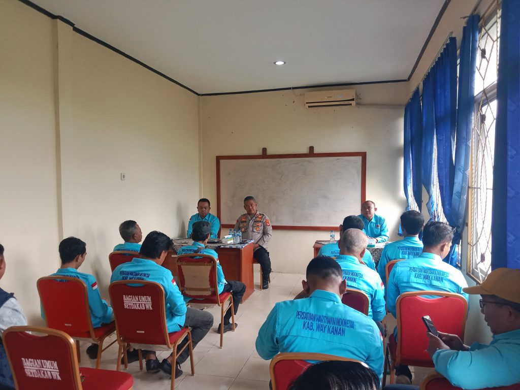 Kapolres AKBP Didik Kurnianto S.I.K Gelar Ramah Tamah dan Coffee Morning Bersama PWI Way Kanan