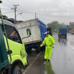 Respon Cepat 110, Polres Way Kanan Hadir Cegah Kemacetan dan Laka Lantas Bagi Pengguna Jalan