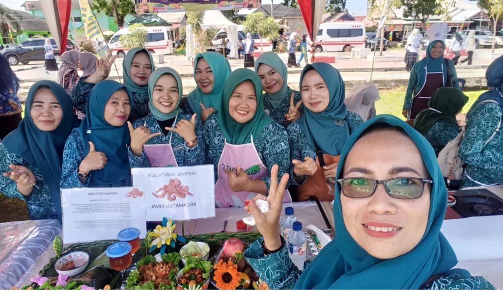 HUT Kabupaten Kaur Ke 23 Stand Kecamatan Kinal Ikut Meramaikan Festival Gurita Kaur 2026