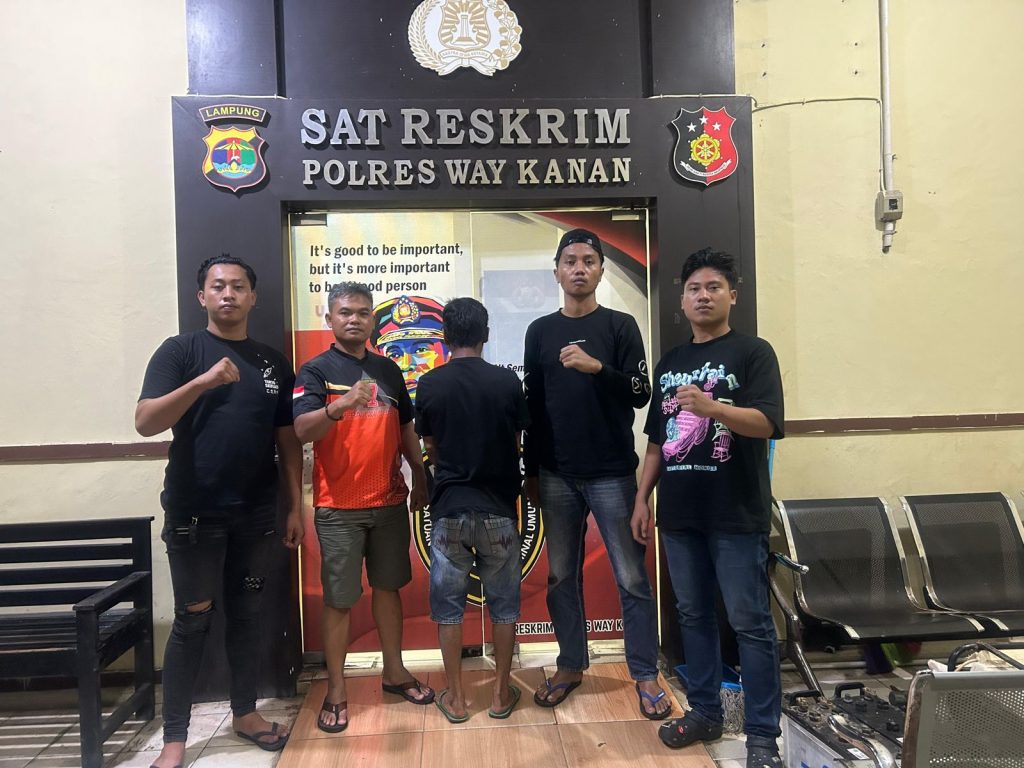 Curi 34 Tandan Sawit, Pria Asal Dewa Agung Diamankan Polres Way Kanan