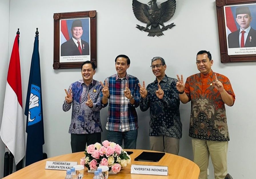 Penanda Tanganan Nota Kesepakatan Pemerintah Kabupaten Kaur Dengan Universitas Indonesia