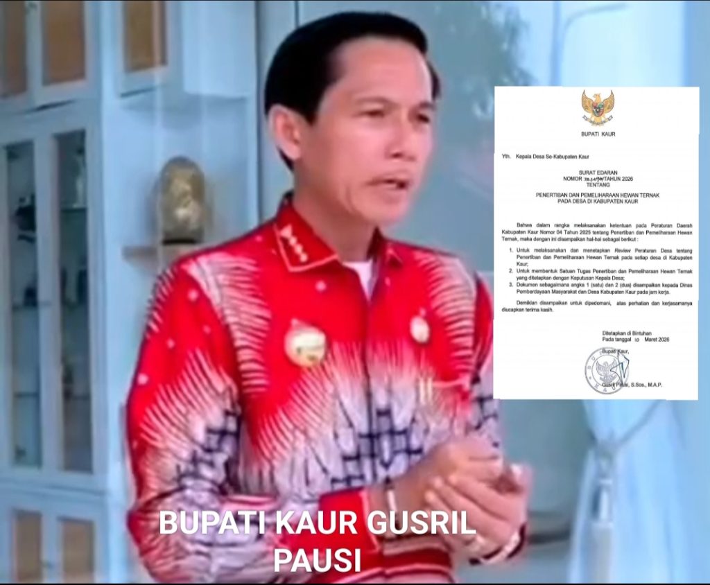 Singkirkan Kepentingan Pribadi Demi Daerah Pesan Bupati Kaur Menyambut Hari Raya idul Adha 1447.H.