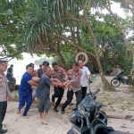 Gerak Cepat Polres Pesisir Barat Evakuasi Dua Korban Tenggelam di Pantai Labuhan Jukung
