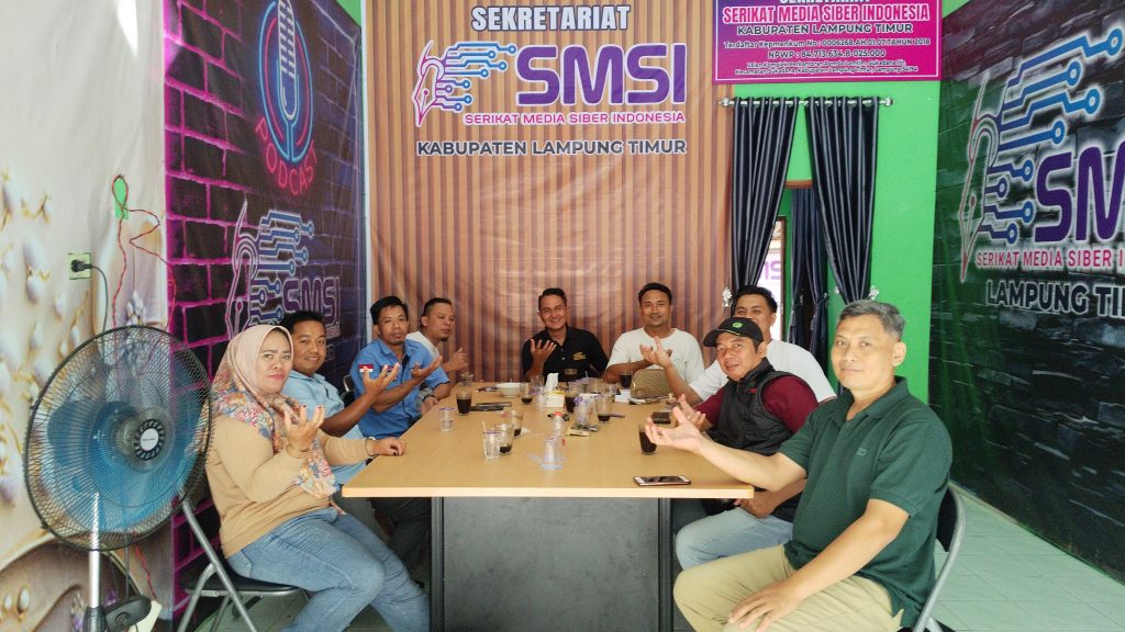 Rapat Kordinasi, SMSI Lampung Timur Tingkatkan Profesionalisme Perusahaan Media