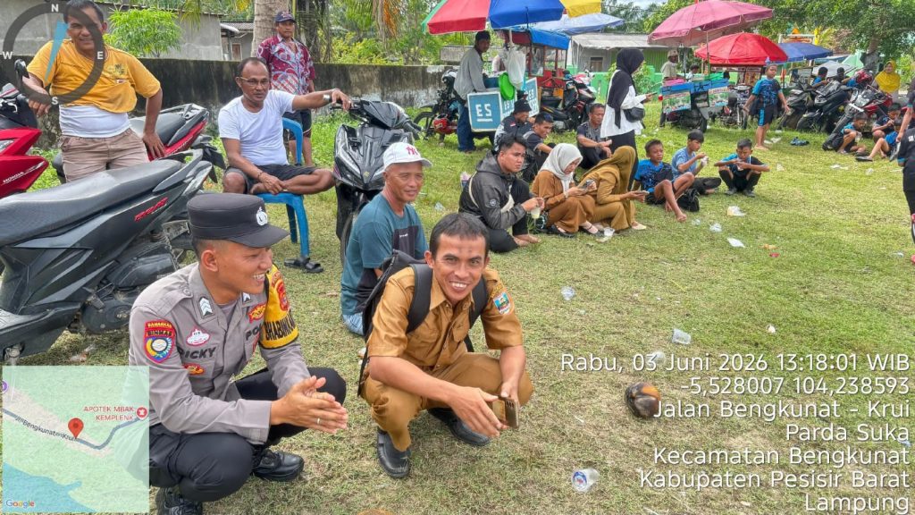 SAMBANG HUMANIS BHABINKAMTIBMAS POLSEK NGARAS POLRES PESISIR BARAT