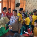 POLRES PESISIR BARAT LAKSANAKAN BAKTI KESEHATAN CEK KESEHATAN GRATIS (CKG) DAN DONOR DARAH DALAM RANGKA HARI BHAYANGKARA KE-80