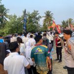 Sukseskan Festival Teluk Stabas, Polres Pesisir Barat Lakukan Pengamanan Rute Jalan Sehat