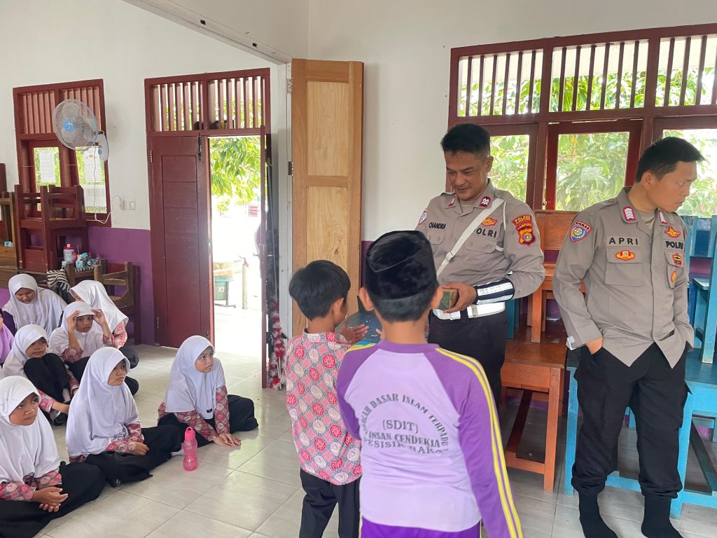 Satlantas Polres Pesisir Barat Gelar Sosialisasi Keselamatan dan Seleksi Polisi Cilik