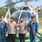 KAPOLRES PESISIR BARAT DAMPINGI KUNJUNGAN KABID HUMAS POLDA LAMPUNG Di KABUPATEN PESISIR BARAT