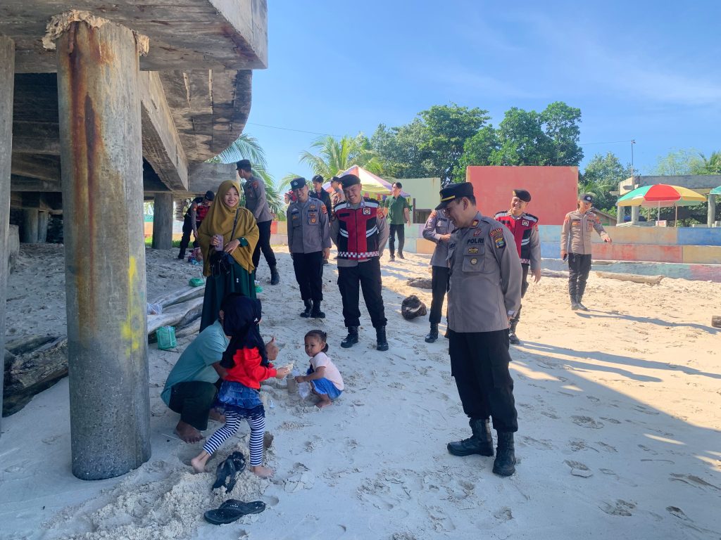 TON SIAGA REGU II POLRES PESISIR BARAT LAKSANAKAN KRYD DI KAWASAN WISATA DAN OBJEK VITAL