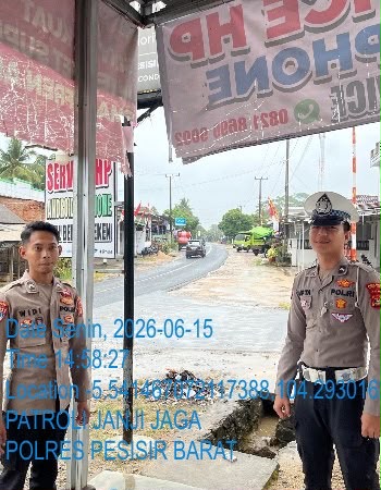 Jaga Situasi Kondusif, Personel Polsubsektor Selendang Mayang Laksanakan Patroli KRYD