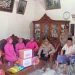 SAMBUT HUT BHAYANGKARA KE ~ 80, POLRES PESISIR BARAT MELAKSANAKAN ANJANGSANA DAN BAKTI SOSIAL