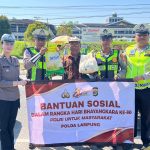 SATLANTAS POLRES PESISIR BARAT GELAR BAKSOS BAGIKAN SEMBAKO PERINGATI HUT BHAYANGKARA KE-80