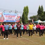 Sambut Hari Bhayangkara ke-80, Polres Way Kanan Gelar Olahraga Bersama dan Dukung Ketahanan Pangan