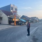 SAT SAMAPTA POLRES PESISIR BARAT BERIKAN PELAYANAN PAM RAWAN PAGI DI WILAYAH PESISIR TENGAH