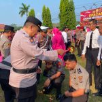 Kapolres Way Kanan Pimpin Upacara Kenaikan Pangkat 44 Personel Periode 1 Juli 2026
