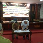 Penandatanganan Naskah Perjanjian Hibah Daerah Antara Bupati Tulang Bawang dan Kejaksaan Negri Tulang Bawang.