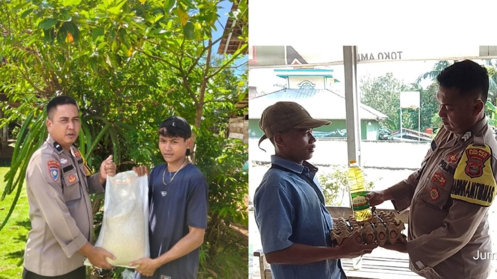 SAMBANG DESA DI JUMAT BERKAH, POLSEK NGARAS PERERAT SILATURAHMI DAN SERAP ASPIRASI MASYARAKAT