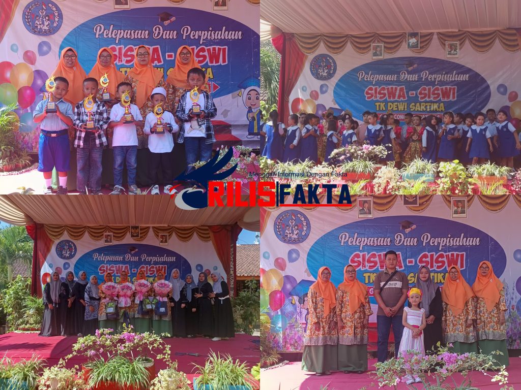 Pelepasan dan Perpisahan Siswa TK Dewi Sartika Berlangsung Meriah dan Penuh Kebersamaan