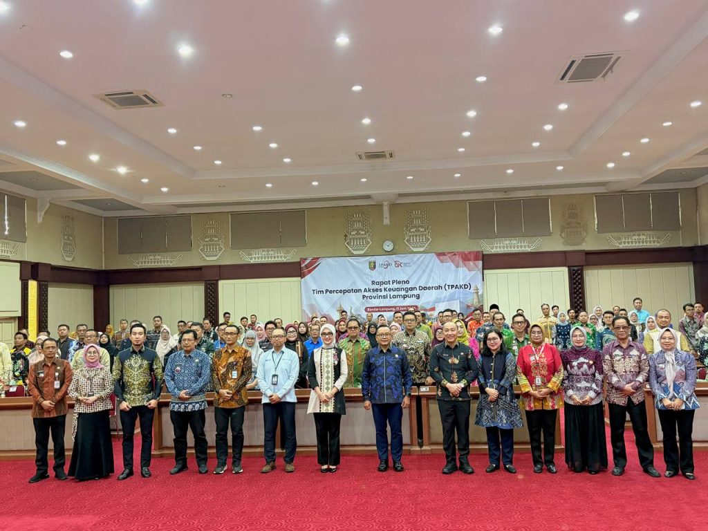 Pemkab Way Kanan Dukung Percepatan Inklusi Keuangan Melalui Rapat Pleno TPAKD Provinsi Lampung Tahun 2026