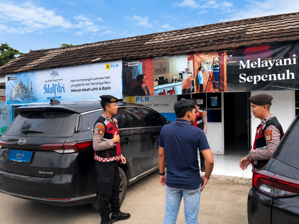 Sat Samapta Polres Pesisir Barat Gelar Patroli Amankan Objek Vital di Wilayah Pesisir Tengah