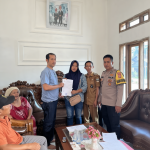 Bhabinkamtibmas Polsek Ngaras Mediasi Sengketa Tanah, Warga Sepakat Jaga Kondusivitas