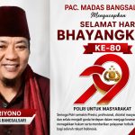 Ketua PAC Madas Bangsalsari Eko Hariyono Ucapkan Selamat Hari Bhayangkara ke-80