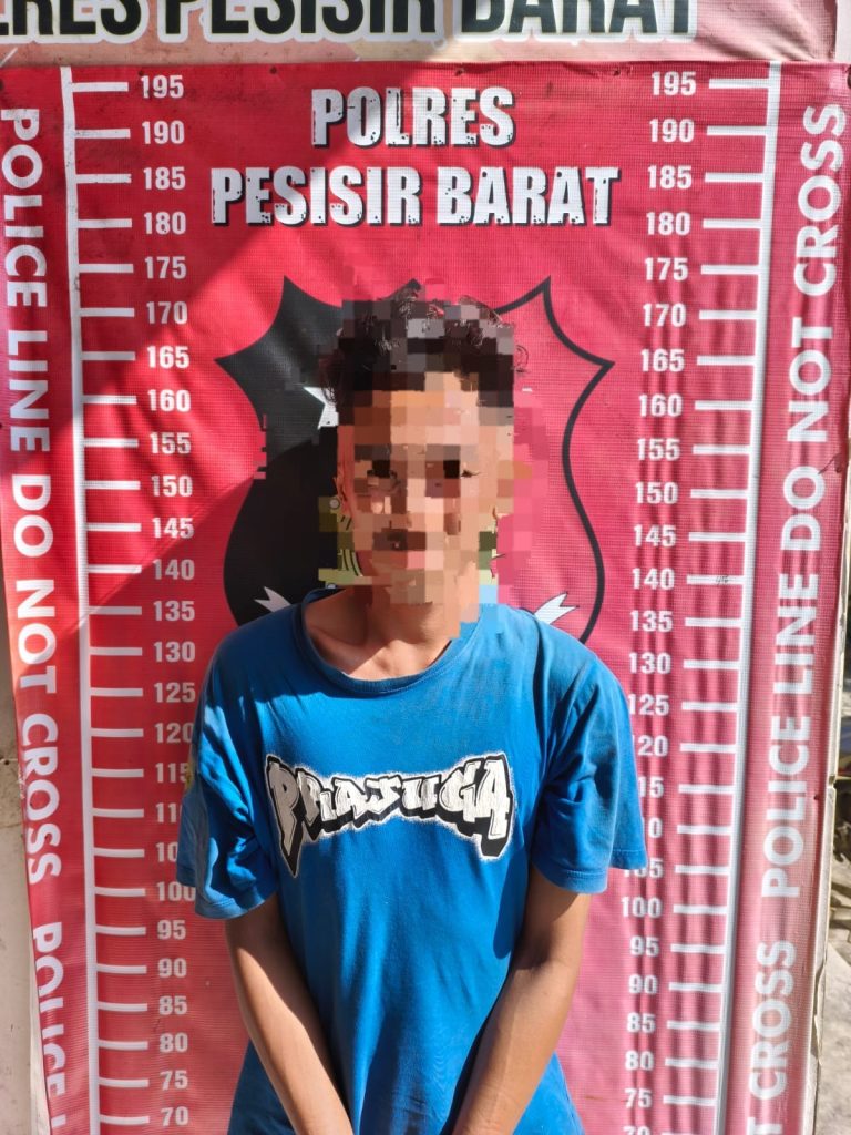 SAT RESKRIM POLRES PESISIR BARAT AMANKAN PEMUDA DALAM DUGAAN TINDAK PIDANA CURAT