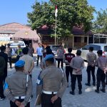 GIAT SIAGA PLETON II POLRES PESISIR BARAT, SIAP JAGA KAMTIBMAS DAN KELANCARAN LALU LINTAS