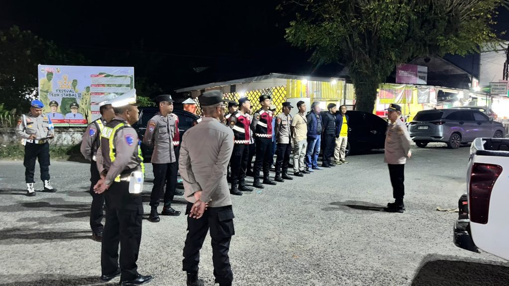 PELETON SIAGA REGU II POLRES PESISIR BARAT GELAR KRYD, WUJUDKAN SITUASI KONDUSIF