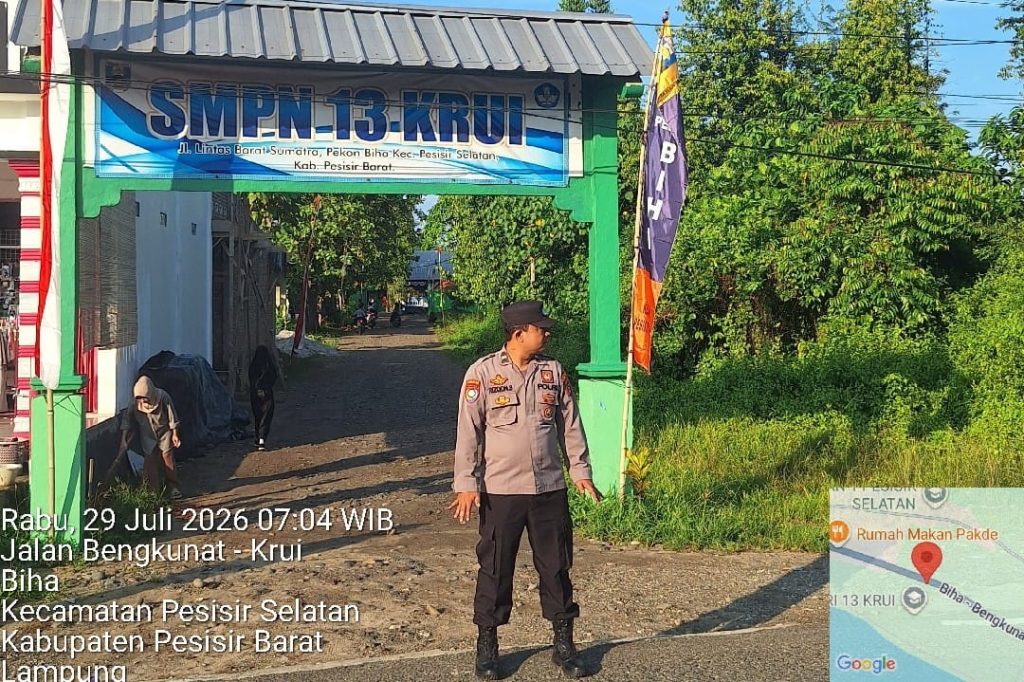 Polsek Pesisir Selatan Laksanakan Pengamanan Rawan Pagi, Berikan Rasa Aman kepada Masyarakat
