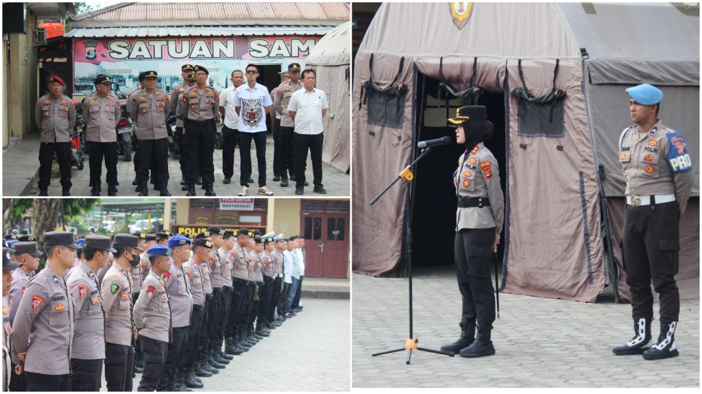 KAPOLRES PESISIR BARAT BERIKAN PENEGASAN KINERJA DAN KEDISIPLINAN SAAT PIMPIN APEL PAGI