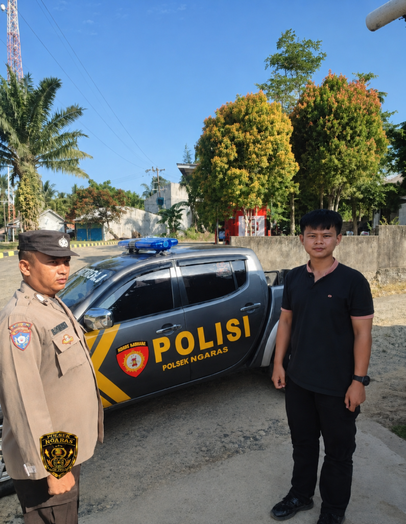 Polsek Ngaras Gelar Patroli Preventif, Jaga Kamtibmas Tetap Kondusif