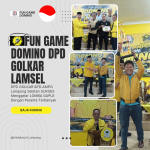 DPD Partai Golkar Lampung Selatan Sukses Gelar Turnamen Domino AMPG, Diikuti 192 Tim