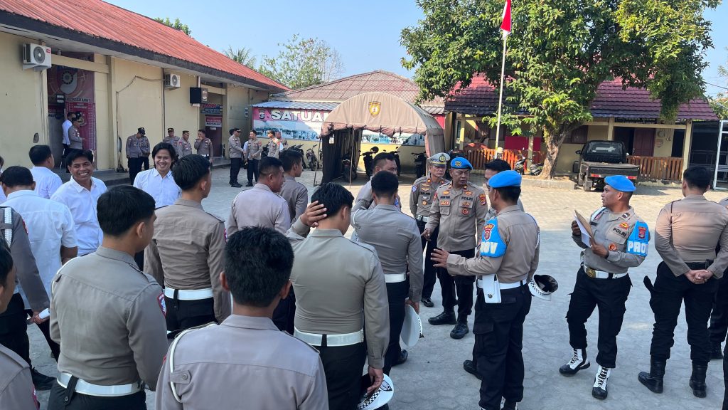 Sipropam Polres Pesisir Barat Laksanakan Gaktibplin untuk Tingkatkan Kedisiplinan Personel