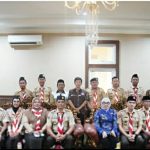 Bupati Way Kanan Terima Audiensi Kwarcab Pramuka