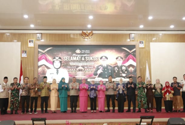 Pemkab Way Kanan Gelar Pisah Sambut Kapolres