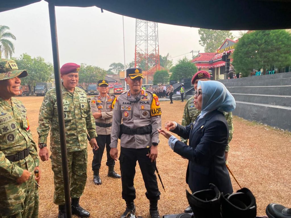 Antisipasi Kebakaran Hutan dan Lahan Polres Way Kanan Gelar Apel Kesiapsiagaan