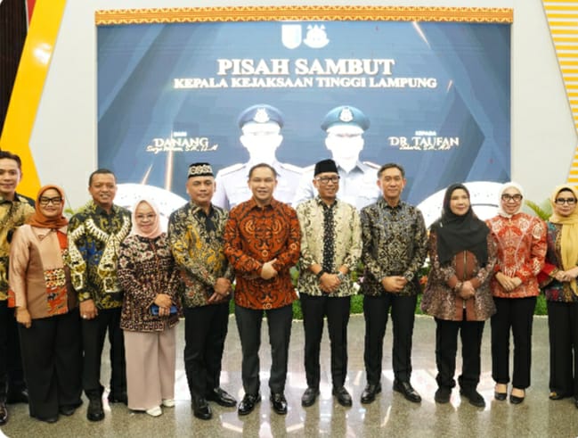 Bupati Way Kanan Hadiri Pisah Sambut Kajati Lampung